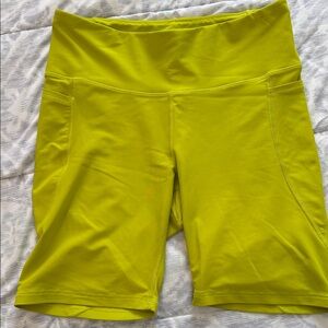 Old navy biker short Women's Lime Green Shorts